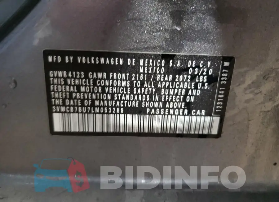3VWCB7BU7LM053289 Photo# 12