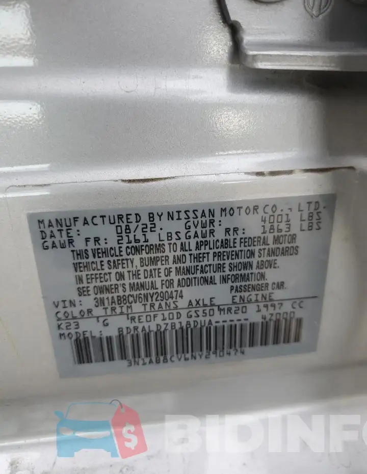 3N1AB8CV6NY290474 Photo# 12