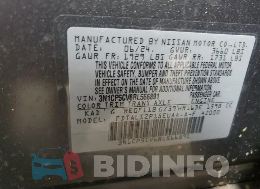 3N1CP5CV6RL566891 Photo# 13