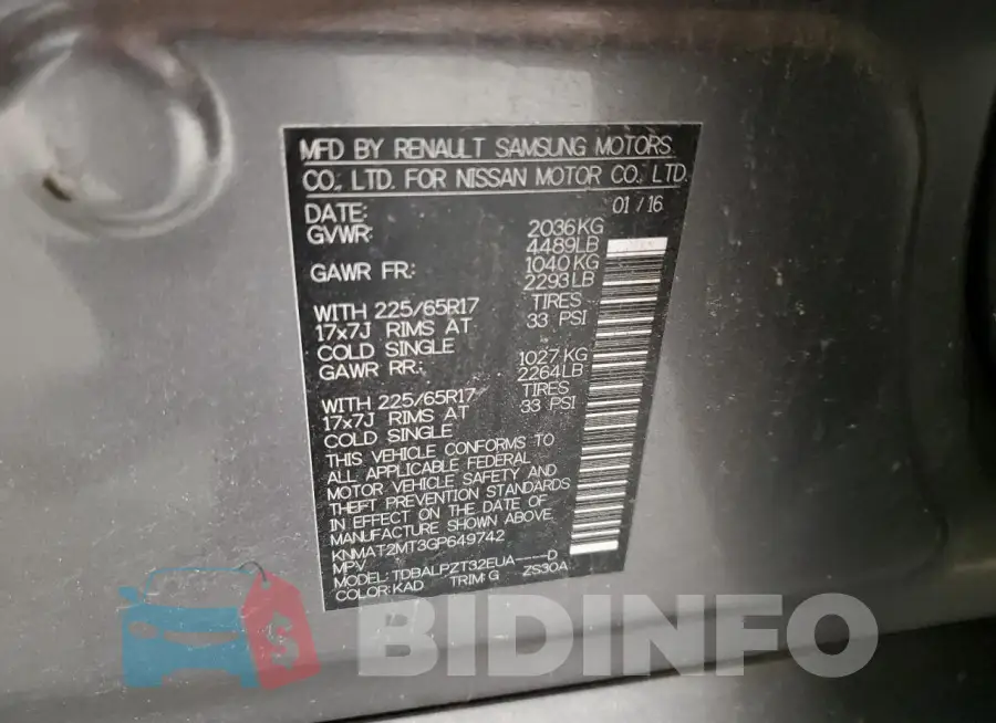KNMAT2MT3GP649742 Photo# 13