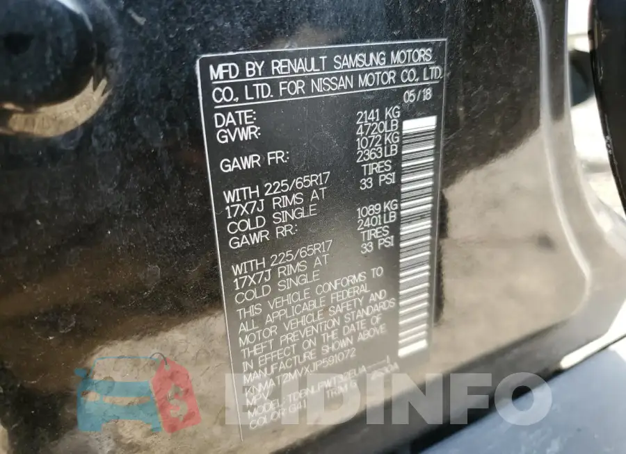 KNMAT2MVXJP591072 Photo# 13