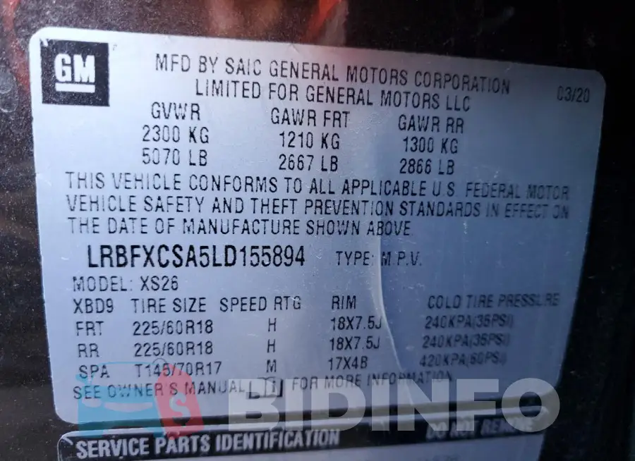 LRBFXCSA5LD155894 Photo# 12