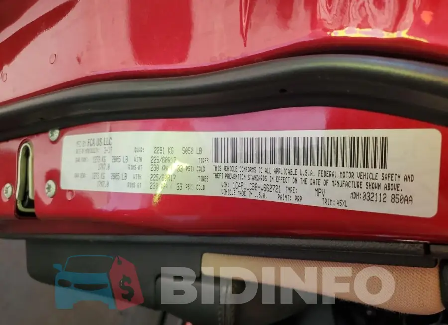 1C4PJLCB8HW662721 Photo# 12