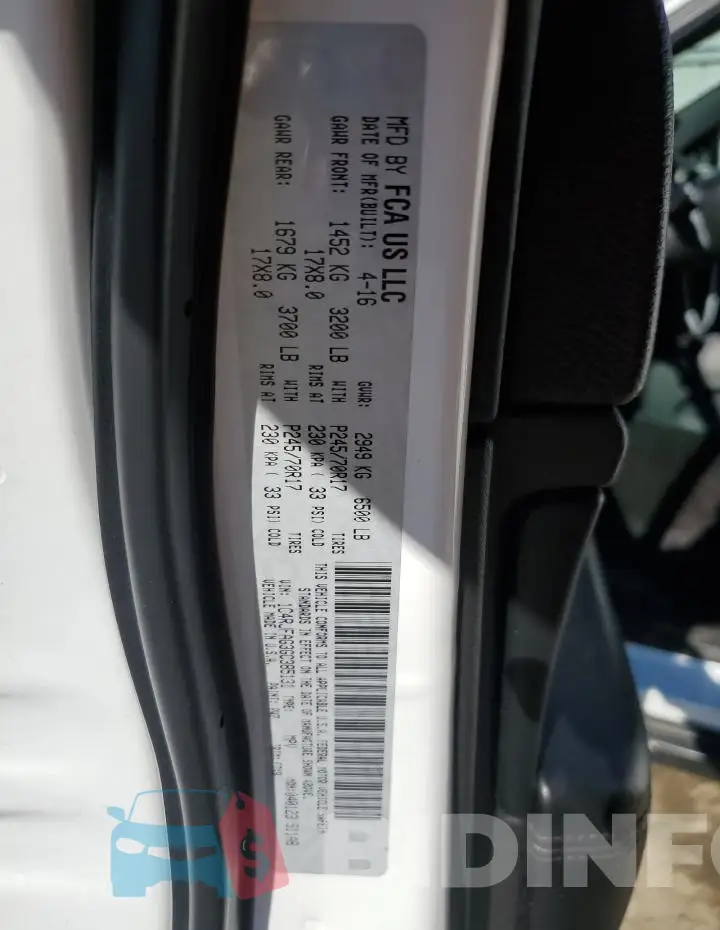 1C4RJFAG3GC385131 Photo# 13