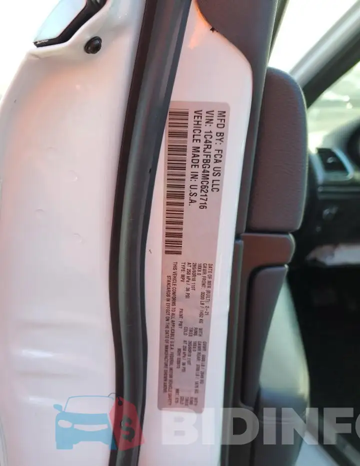 1C4RJFBG4MC621716 Photo# 13