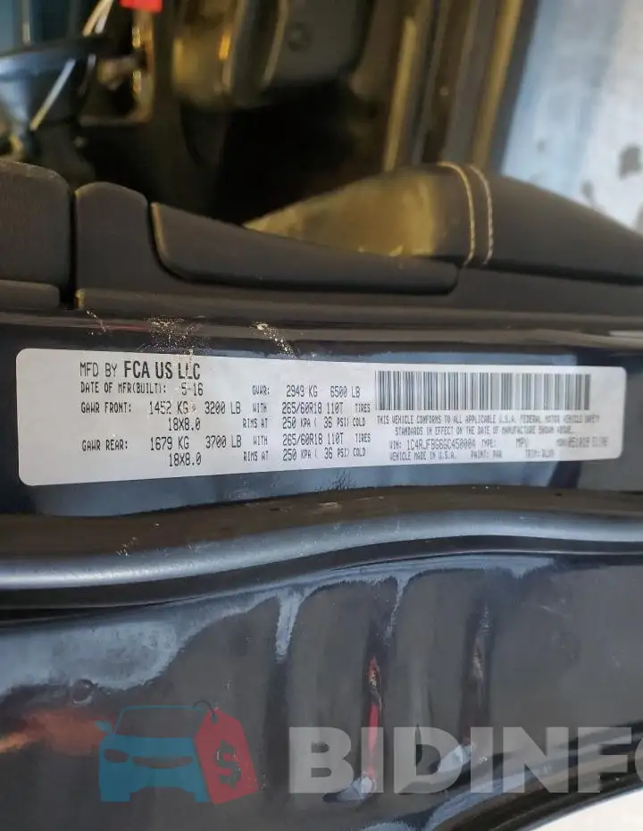 1C4RJFBG6GC450004 Photo# 12