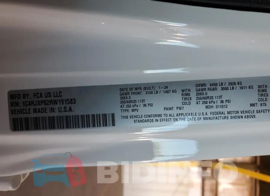 1C4RJXP62RW191583 Photo# 12