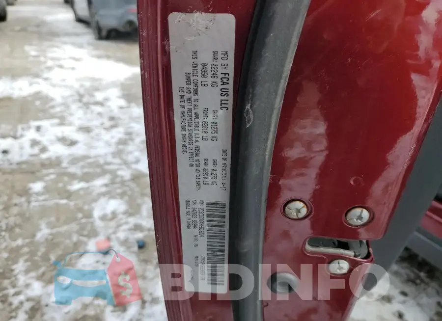 2C3CDZAGXHH619234 Photo# 12