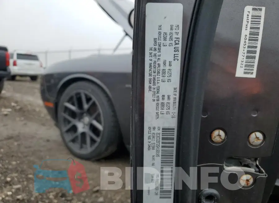 2C3CDZBT2GH169105 Photo# 13