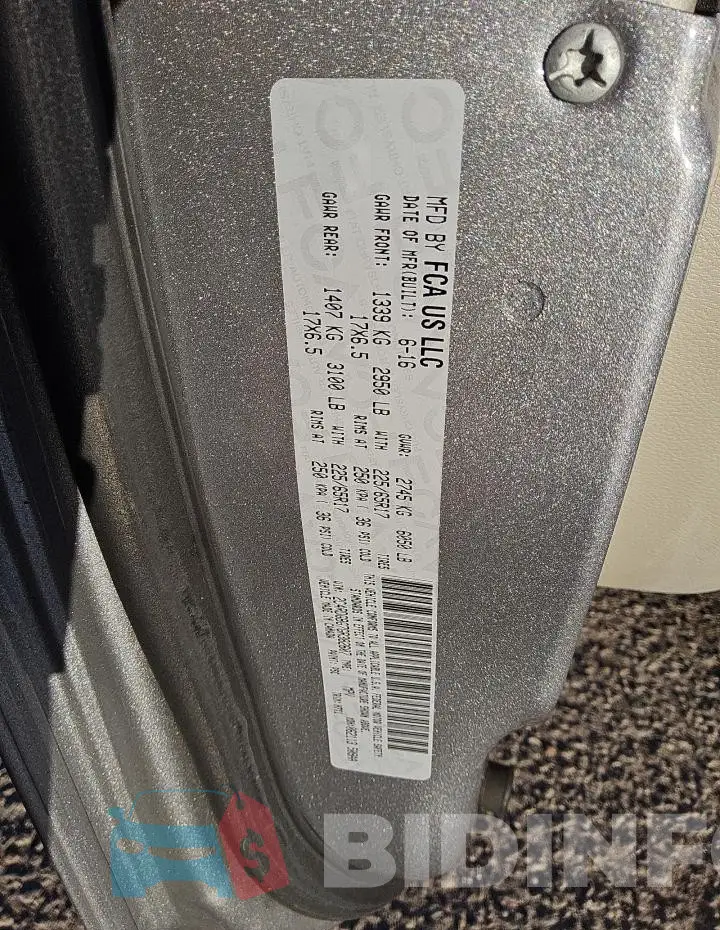 2C4RDGBG7GR382607 Photo# 12