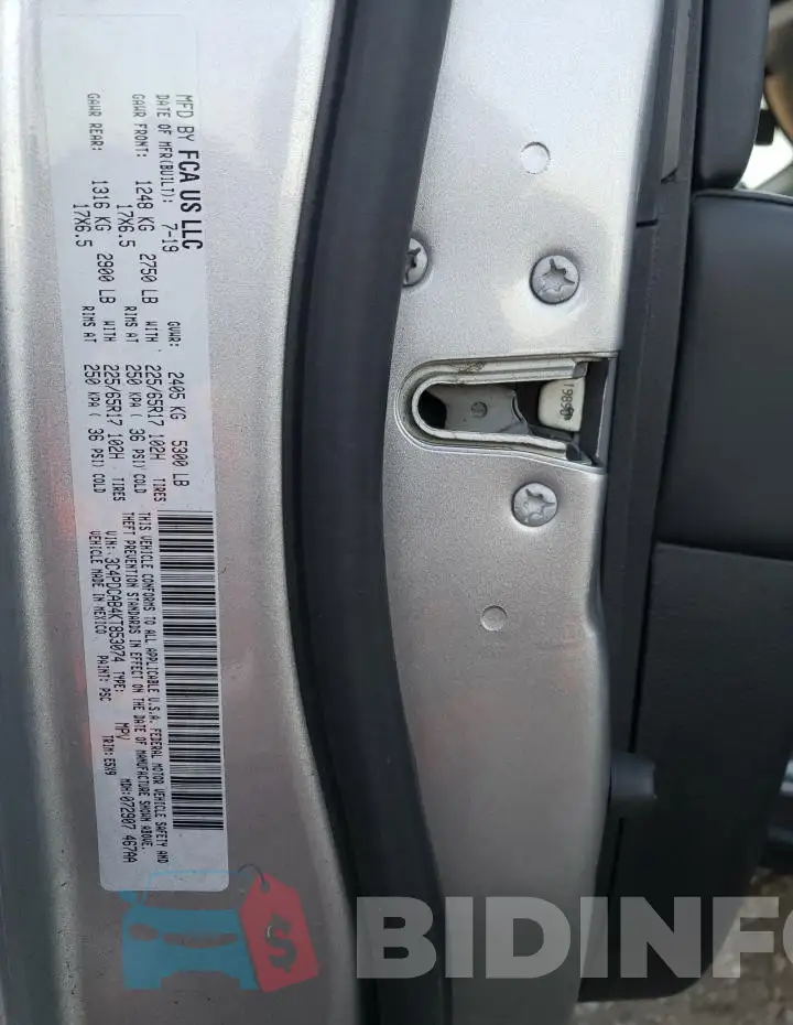 3C4PDCAB4KT853074 Photo# 13