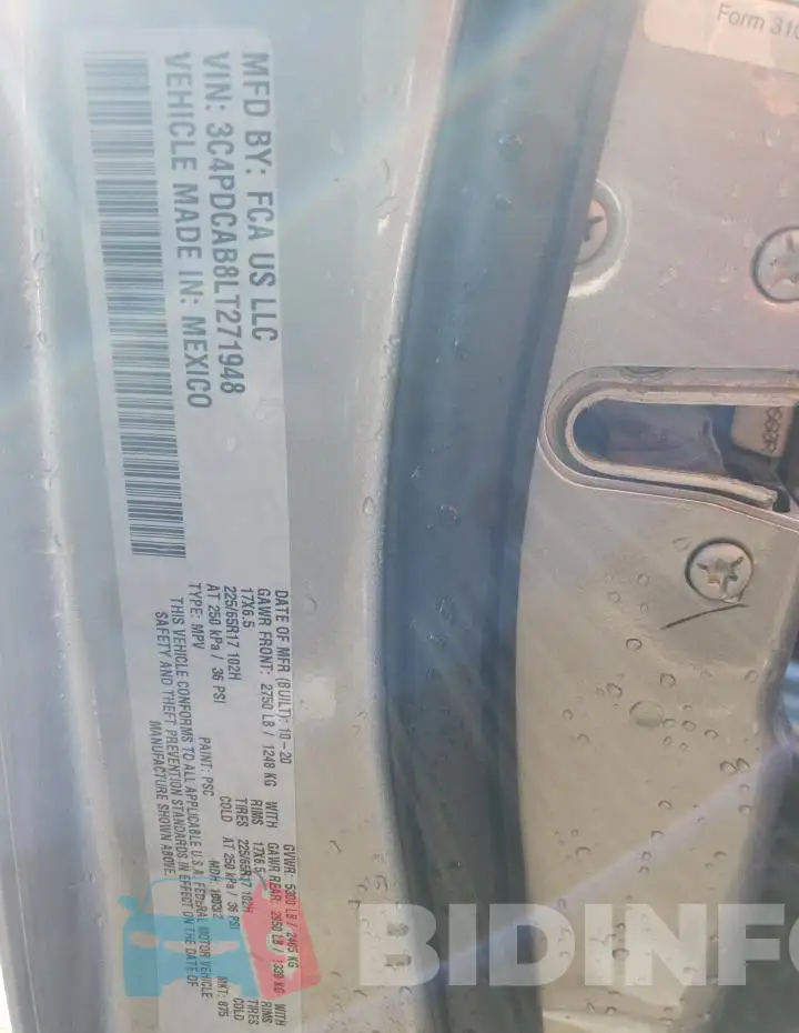 3C4PDCAB8LT271948 Photo# 14