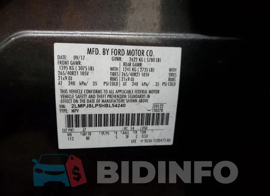 2LMPJ8LP5HBL54240 Photo# 14