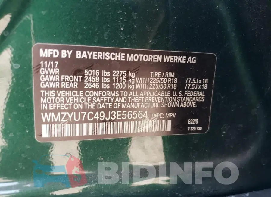 WMZYU7C49J3E56564 Photo# 13