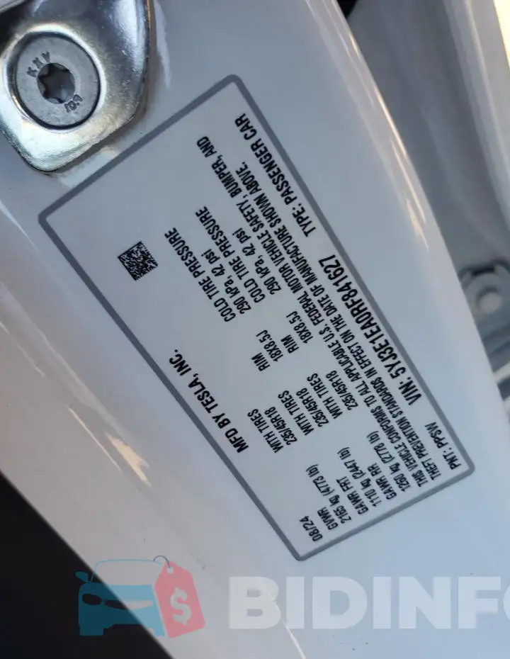 5YJ3E1EA0RF841627 Photo# 12