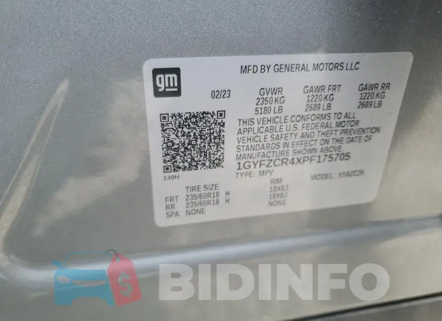 1GYFZCR4XPF175705 Photo# 13