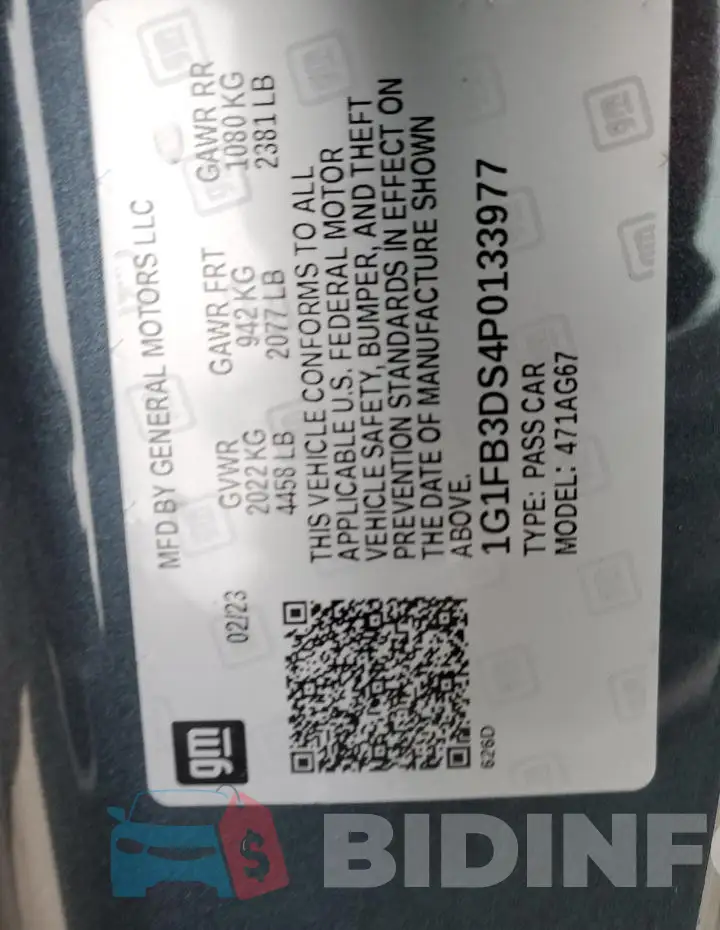 1G1FB3DS4P0133977 Photo# 12