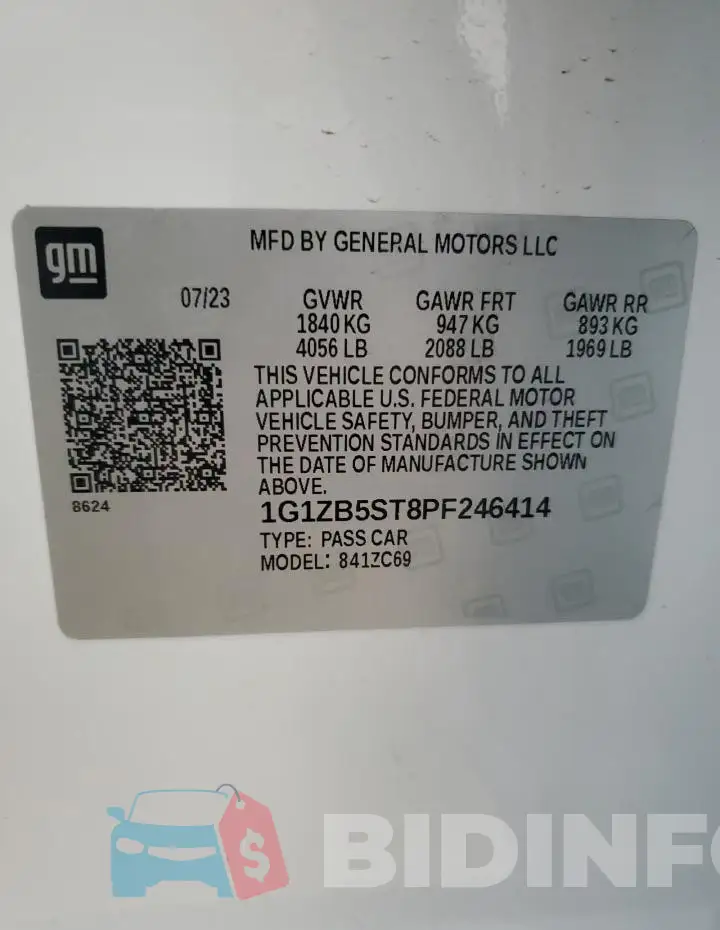 1G1ZB5ST8PF246414 Photo# 12