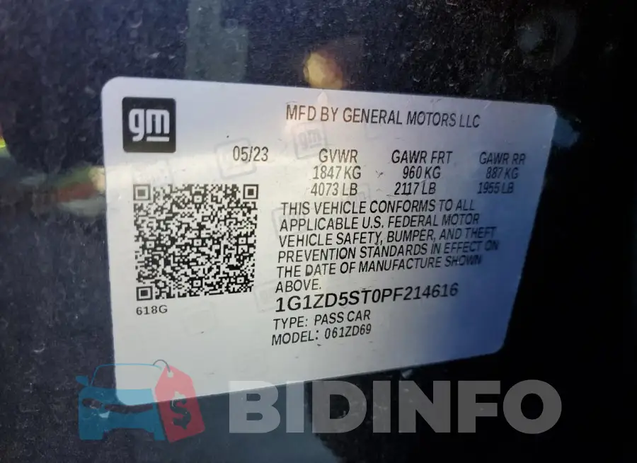 1G1ZD5ST0PF214616 Photo# 13
