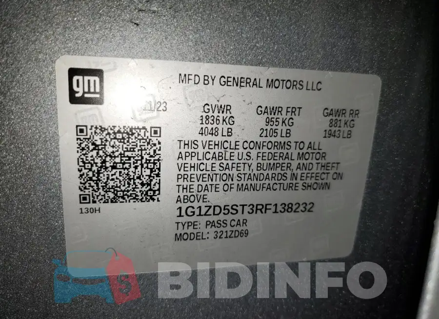 1G1ZD5ST3RF138232 Photo# 12