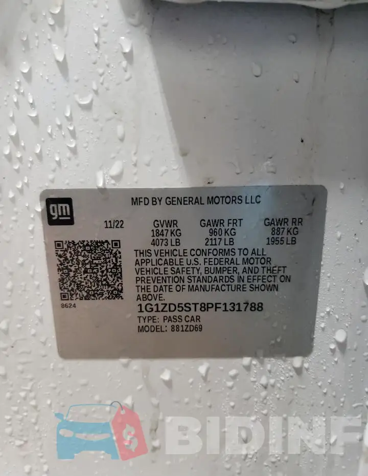 1G1ZD5ST8PF131788 Photo# 12