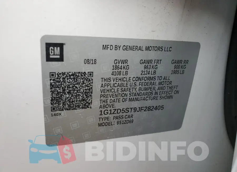 1G1ZD5ST9JF282405 Photo# 13