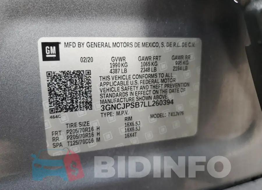 3GNCJPSB7LL260394 Photo# 14