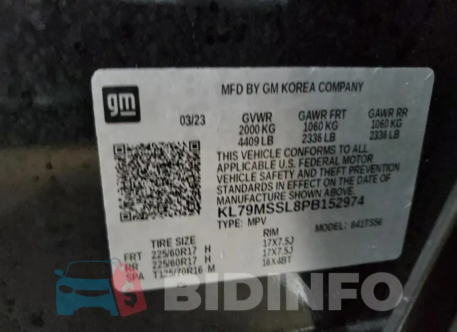 KL79MSSL8PB152974 Photo# 12