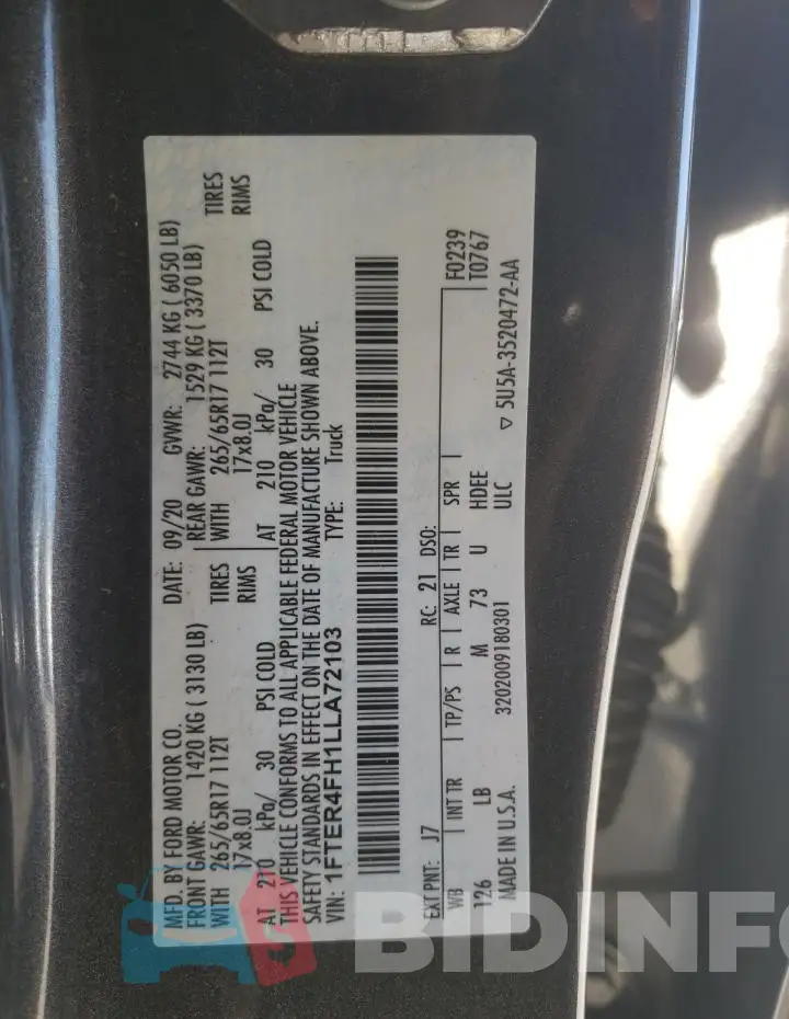 1FTER4FH1LLA72103 Photo# 12