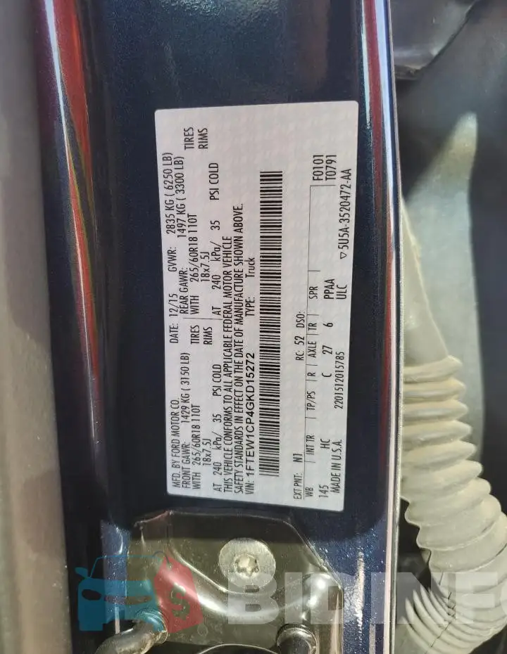 1FTEW1CP4GKD15272 Photo# 12