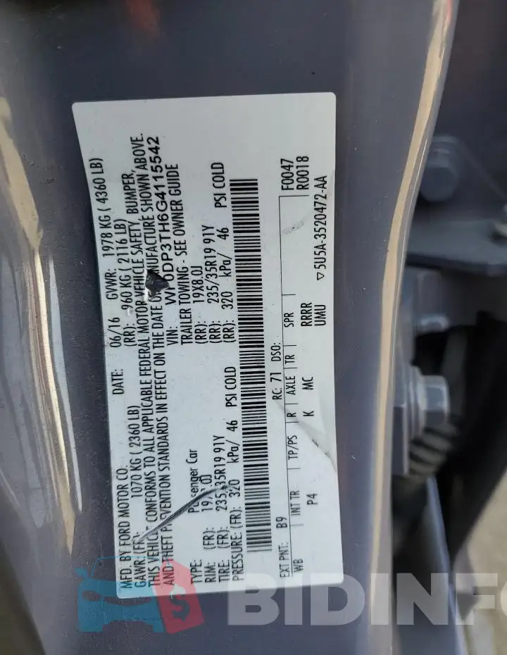 WF0DP3TH6G4115542 Photo# 13
