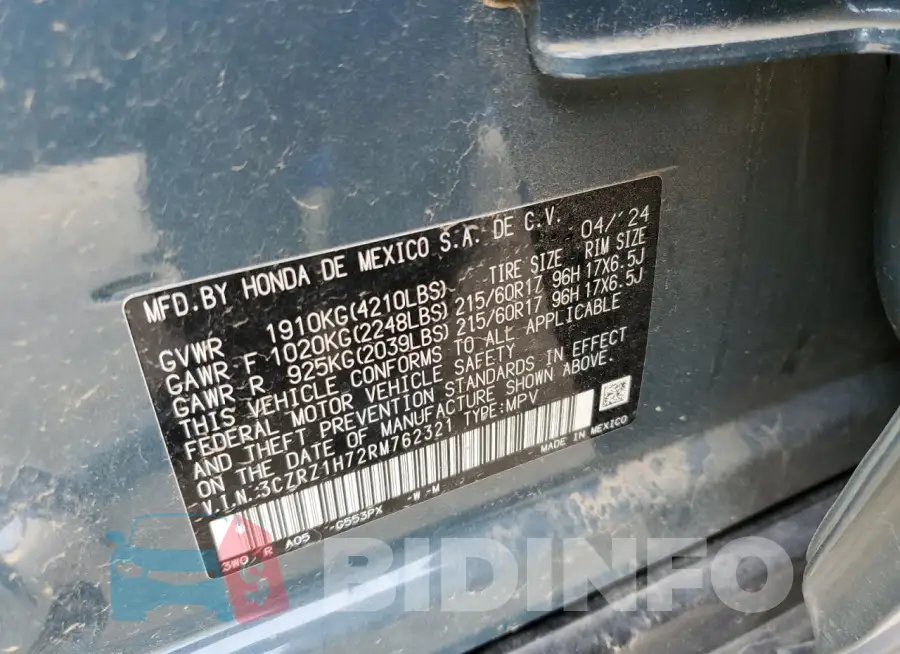 3CZRZ1H72RM762321 Photo# 13