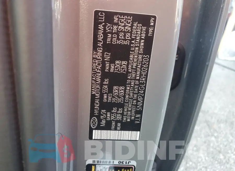 5NMP24GL3RH026203 Photo# 13
