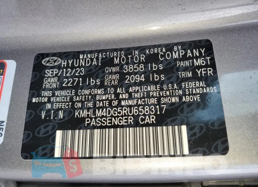 KMHLM4DG5RU658317 Photo# 12