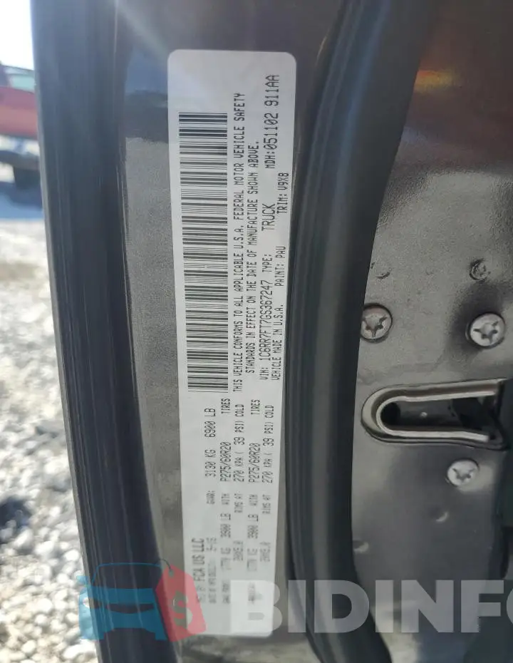 1C6RR7FT7GS367247 Photo# 12