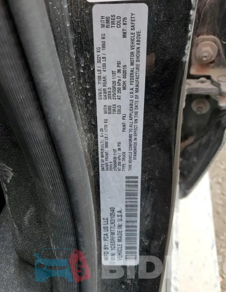 1C6SRFMT7LN310540 Photo# 12