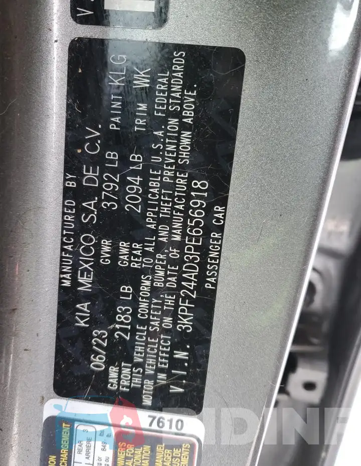 3KPF24AD3PE656918 Photo# 12