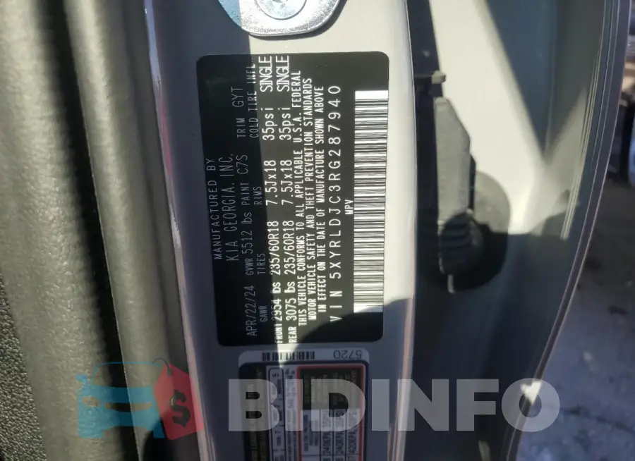 5XYRLDJC3RG287940 Photo# 14