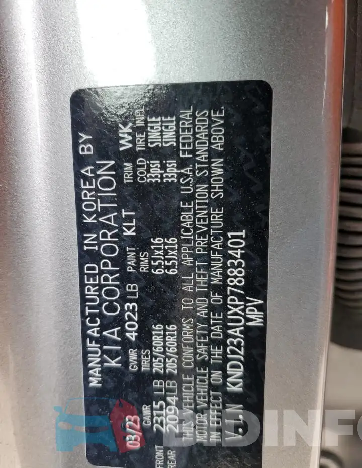 KNDJ23AUXP7883401 Photo# 13