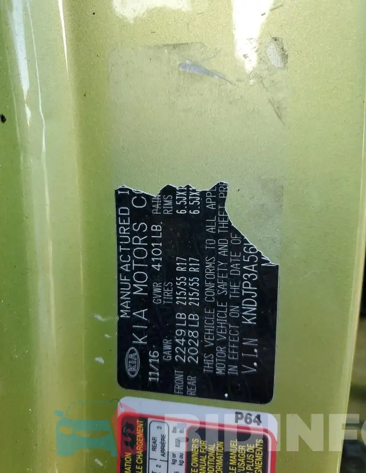 KNDJP3A56H7881401 Photo# 13