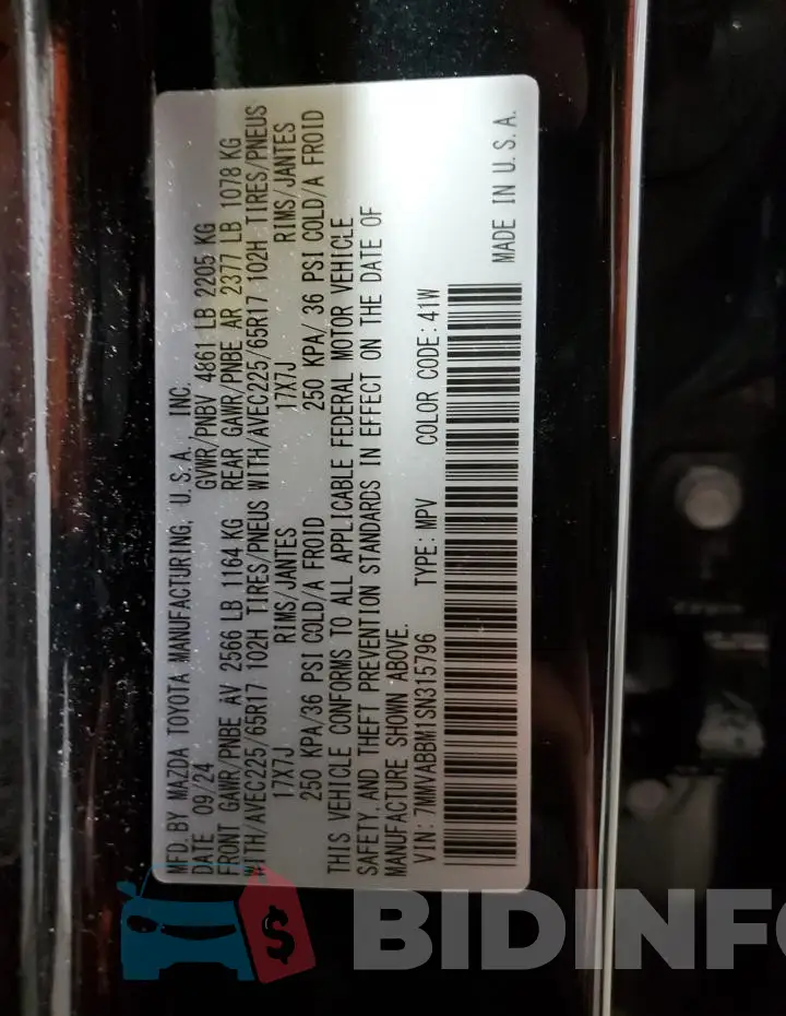 7MMVABBM1SN315796 Photo# 13