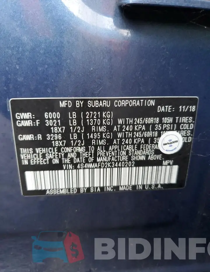 4S4WMAFD2K3440202 Photo# 13