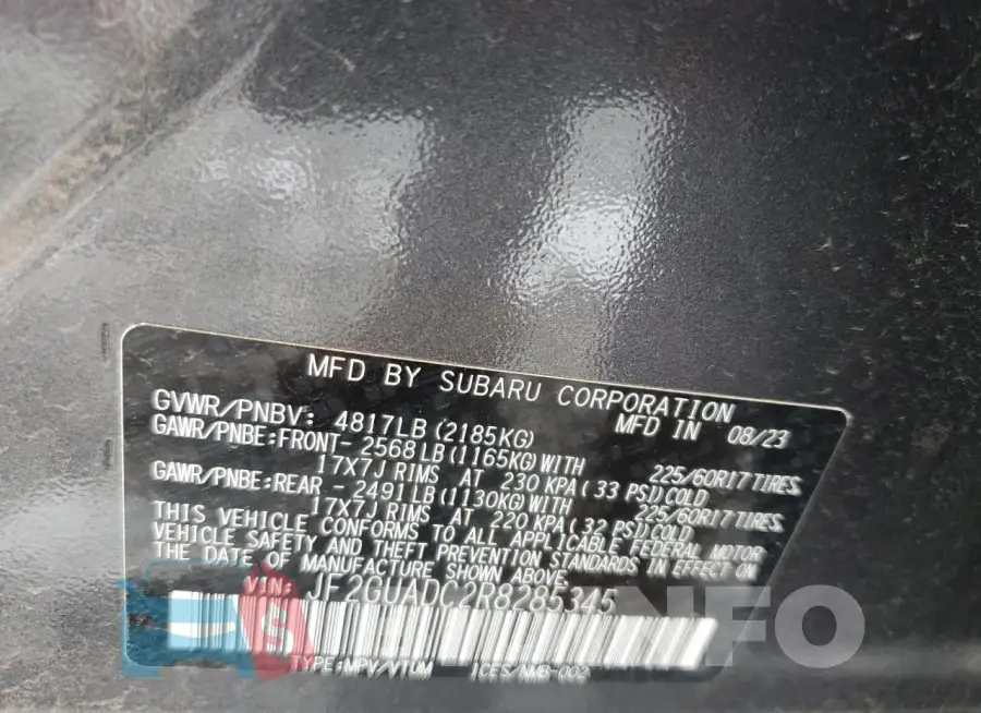 JF2GUADC2R8285345 Photo# 12