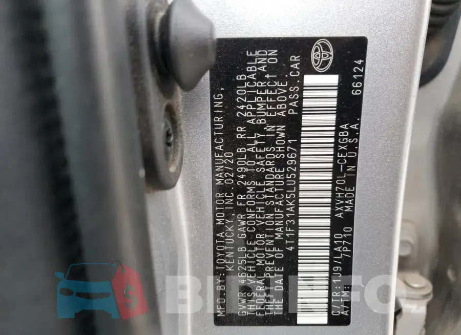 4T1F31AK5LU529671 Photo# 12