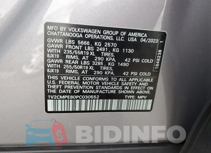 1V2CMPE80PC030552 Photo# 13
