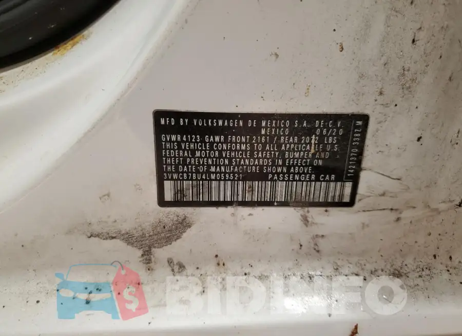 3VWCB7BU4LM059521 Photo# 12