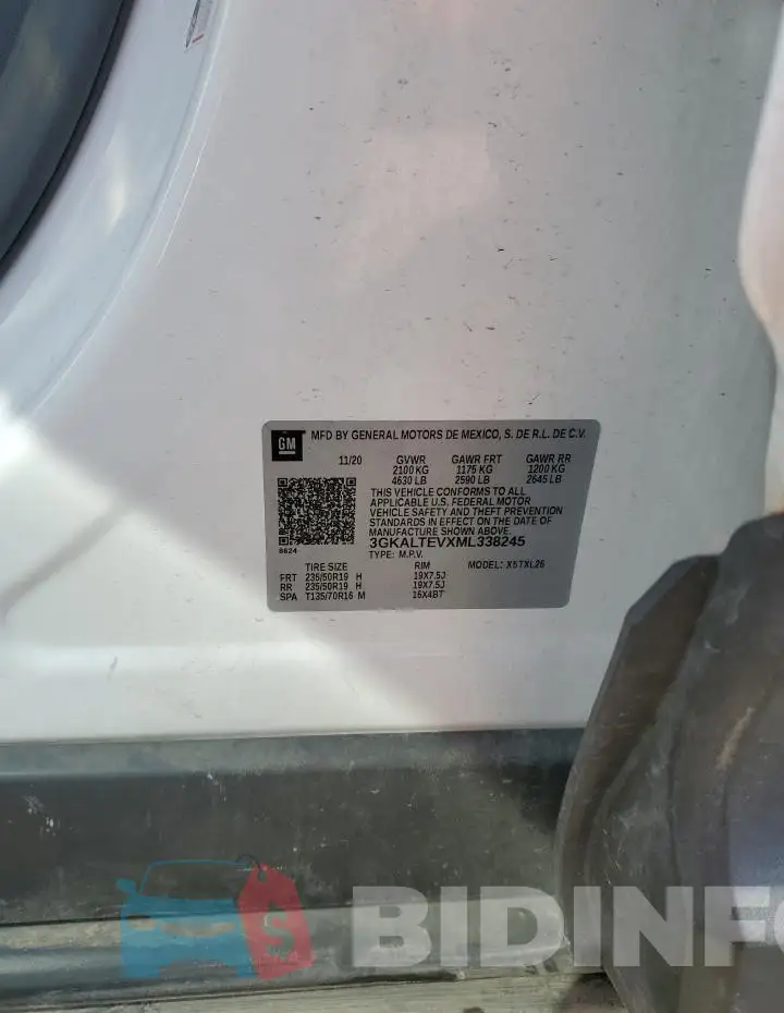 3GKALTEVXML338245 Photo# 12