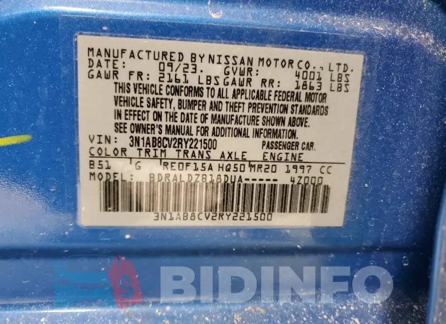 3N1AB8CV2RY221500 Photo# 12