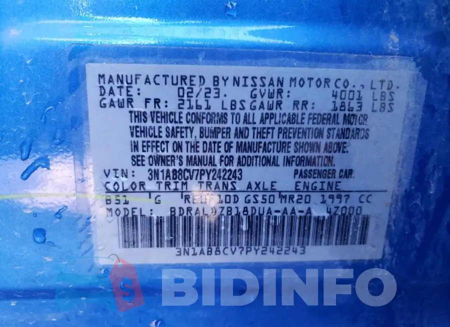 3N1AB8CV7PY242243 Photo# 12