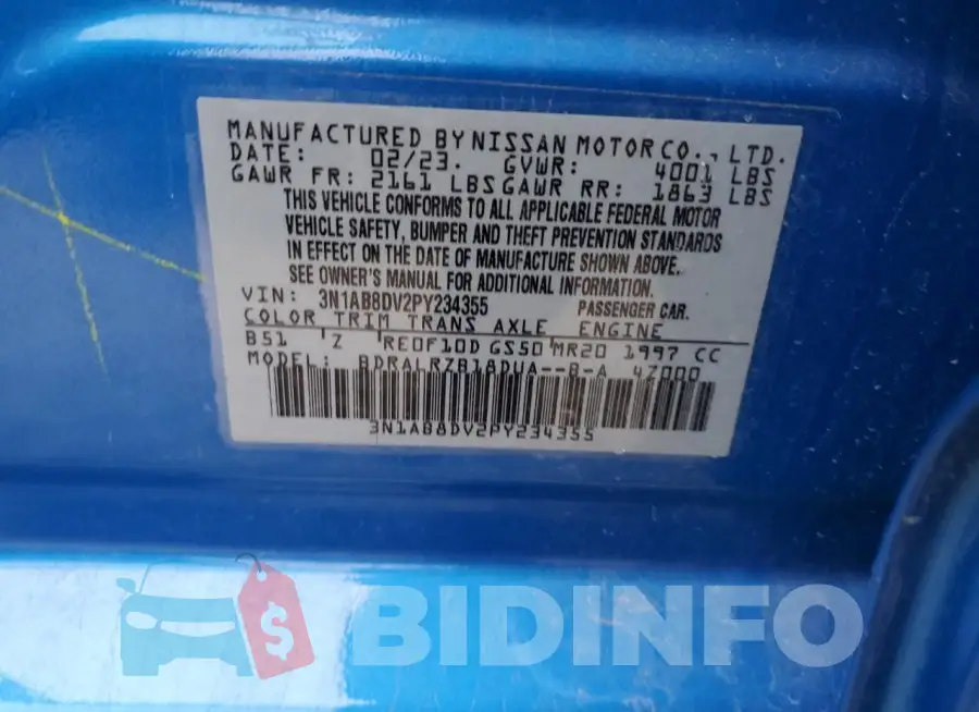 3N1AB8DV2PY234355 Photo# 12